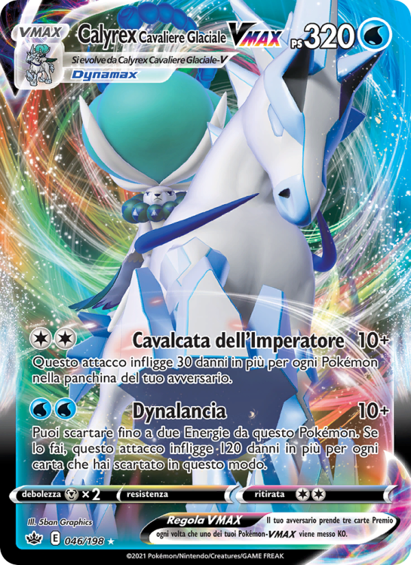 Calyrex Cavaliere Glaciale VMAX