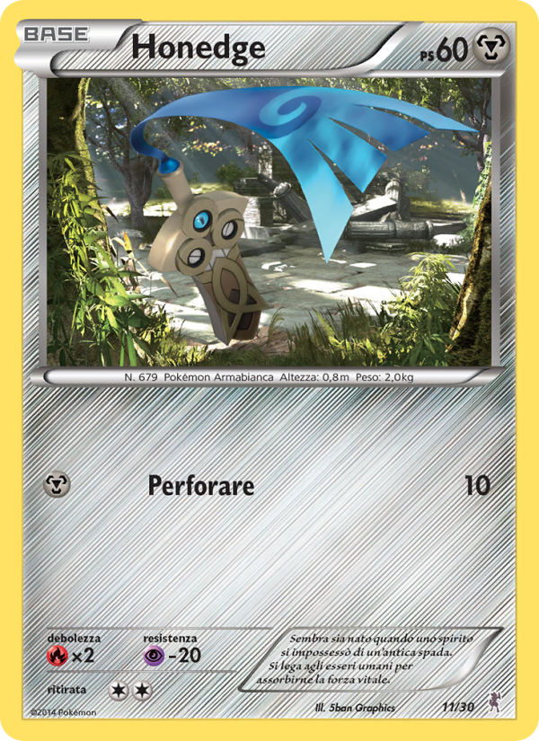 Honedge from XY trainer Kit (Bisharp)