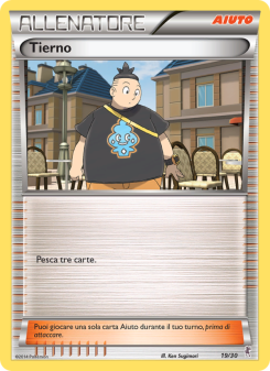 Tierno from XY trainer Kit (Bisharp)