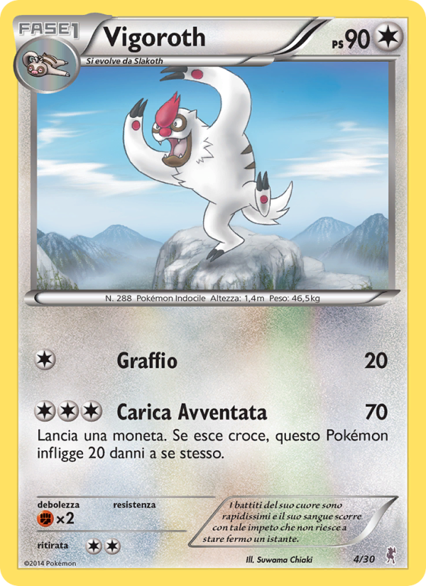 Vigoroth from XY trainer Kit (Bisharp)
