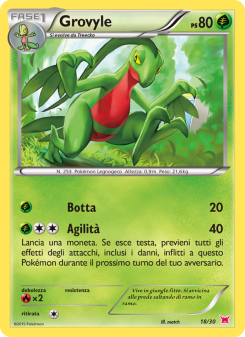 Grovyle from XY trainer Kit (Latias)