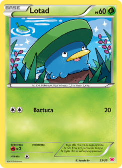 Lotad from XY trainer Kit (Latias)