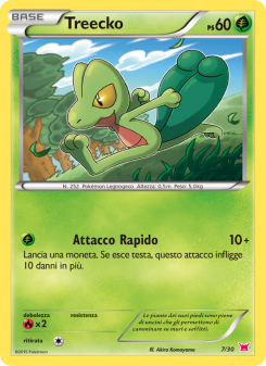 Treecko from XY trainer Kit (Latias)
