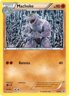 Machoke from XY trainer Kit (Latios)