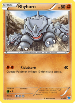 Rhyhorn from XY trainer Kit (Latios)