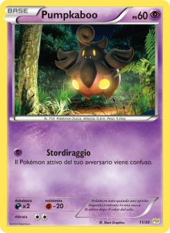 Pumpkaboo from XY trainer Kit (Noivern)