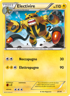 Electivire from XY trainer Kit (Pikachu Libre)