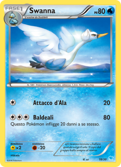 Swanna from XY trainer Kit (Suicune)