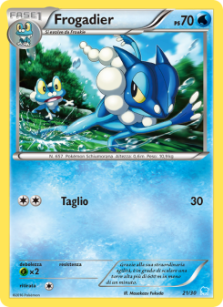 Frogadier from XY trainer Kit (Suicune)