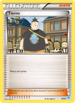 Tierno from XY trainer Kit (Suicune)