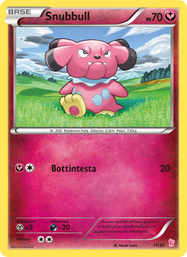 Snubbull from XY trainer Kit (Sylveon)