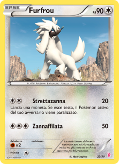 Furfrou from XY trainer Kit (Sylveon)