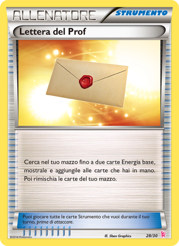 Lettera del Prof