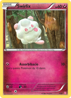 Swirlix from XY trainer Kit (Wigglytuff)