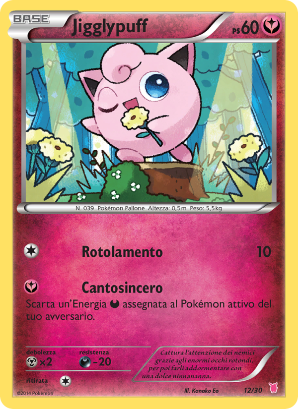 Jigglypuff from XY trainer Kit (Wigglytuff)