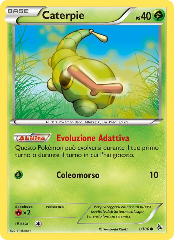 Caterpie from Fuoco Infernale