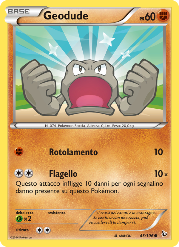 Geodude from Fuoco Infernale