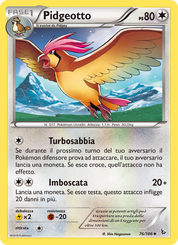 Pidgeotto from Fuoco Infernale