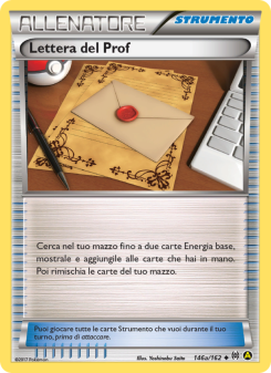 Lettera del Prof