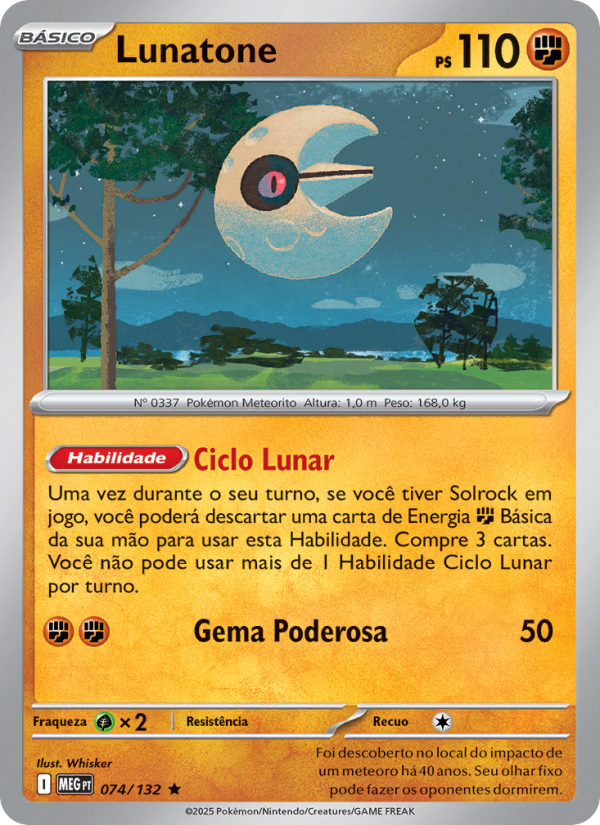 Lunatone from Megaevolução