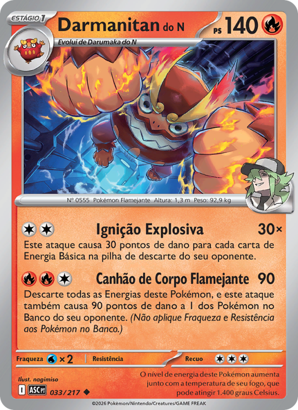 Darmanitan do N from Heróis Excelsos
