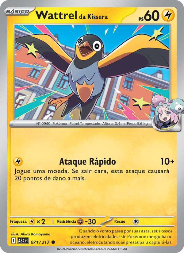 Wattrel da Kissera from Heróis Excelsos