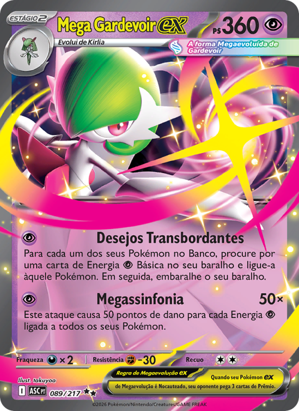 Mega Gardevoir ex from Heróis Excelsos