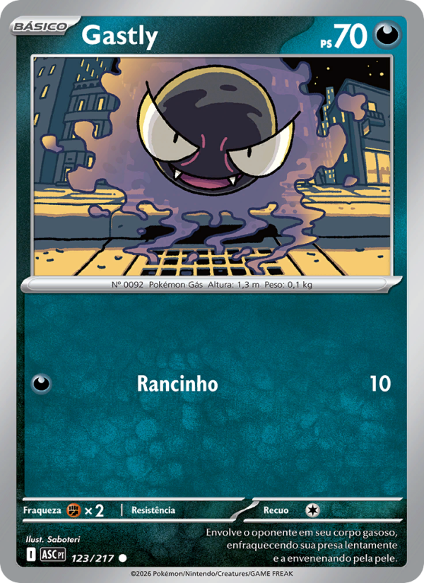 Gastly from Heróis Excelsos
