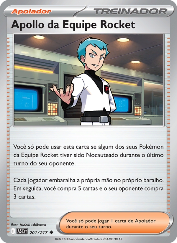 Apollo da Equipe Rocket from Heróis Excelsos