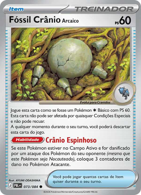 Fóssil Crânio Arcaico
