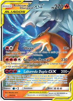 Reshiram e Charizard GX