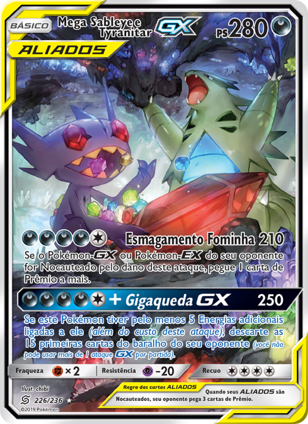 Mega Sableye e Tyranitar GX