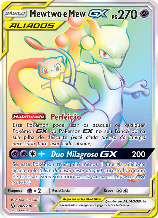 Mewtwo e Mew GX