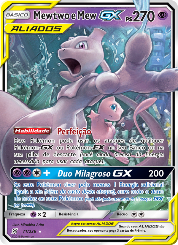 Mewtwo e Mew GX