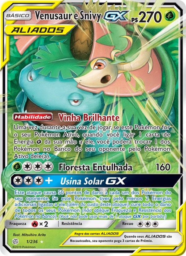 Venusaur e Snivy GX