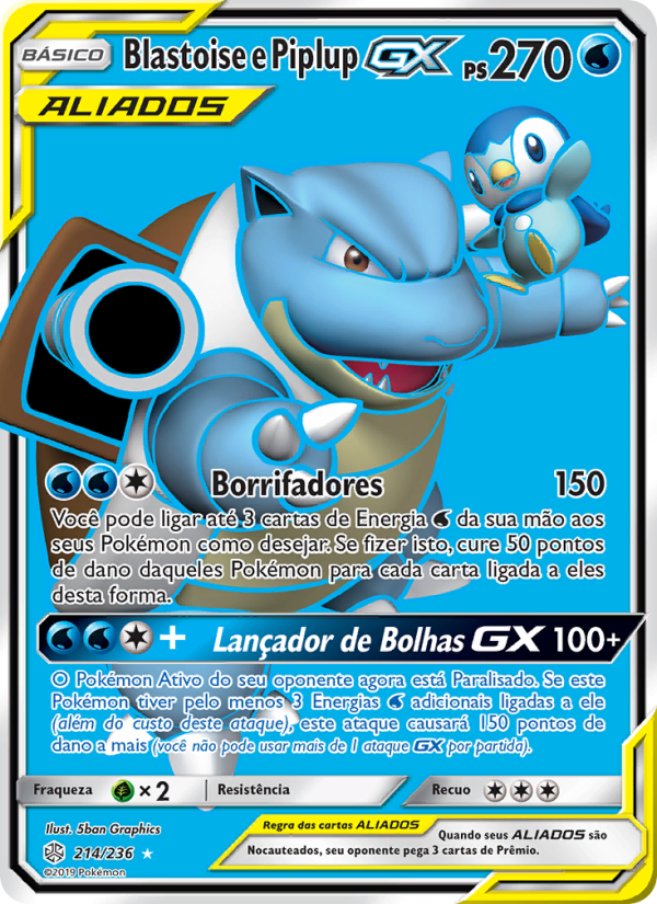 Blastoise e Piplup GX