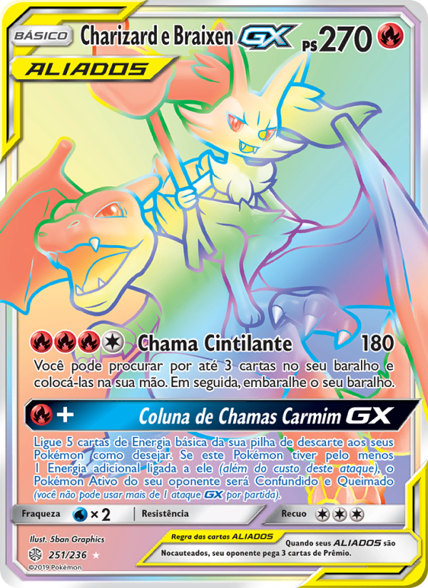 Charizard e Braixen GX
