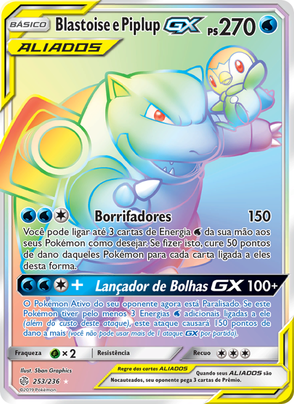 Blastoise e Piplup GX