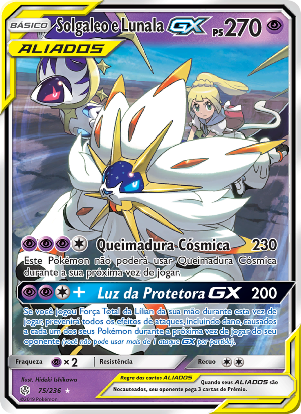Solgaleo e Lunala GX