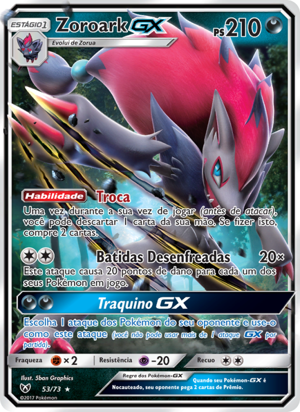 Zoroark GX from Lendas Luminescentes