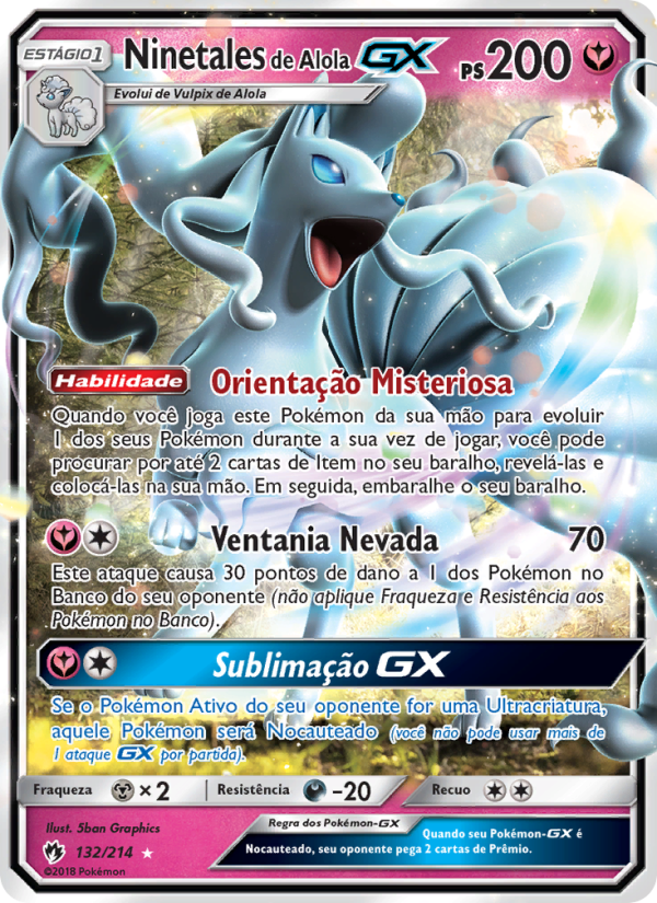 Ninetales de Alola GX