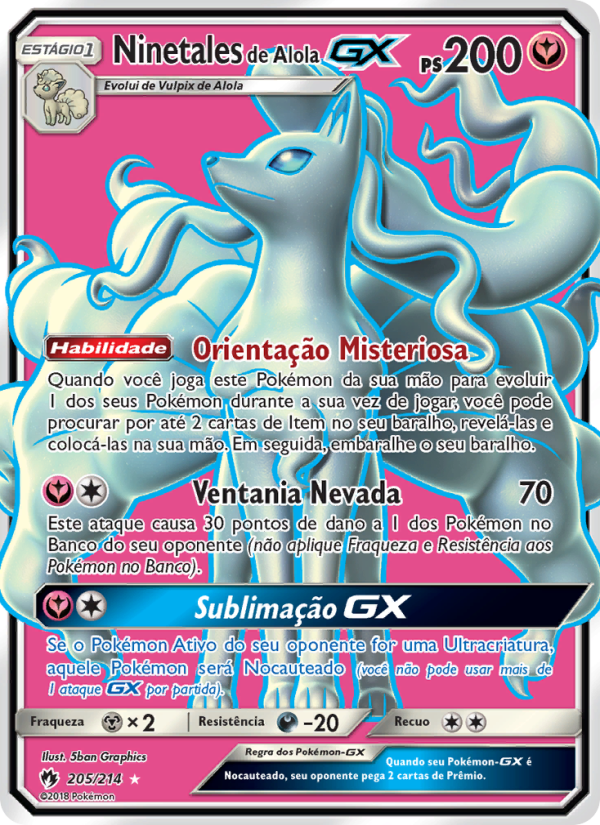 Ninetales de Alola GX