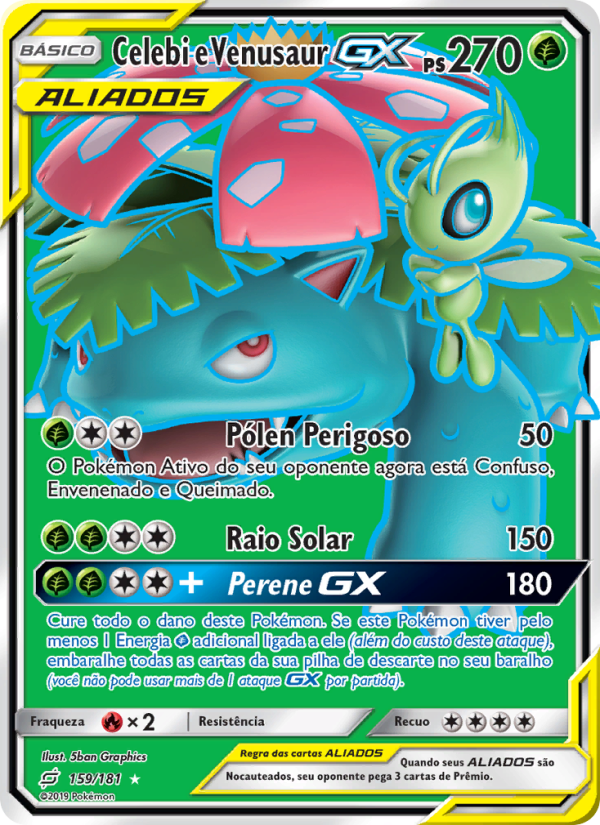 Celebi e Venusaur GX