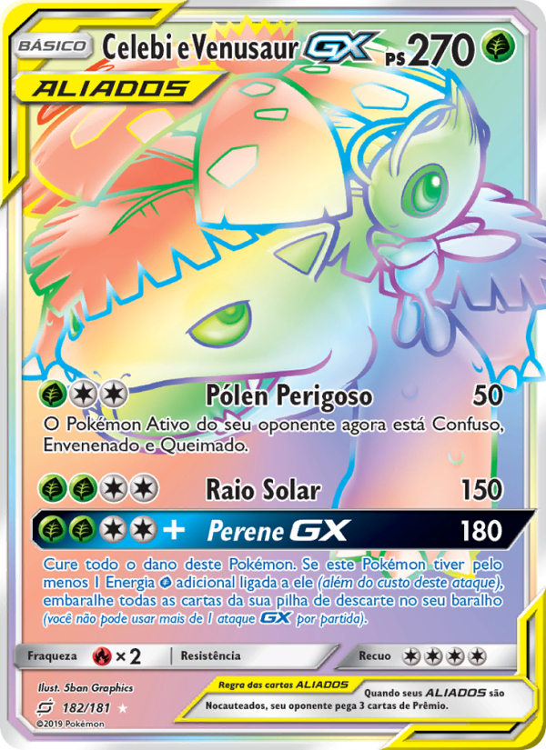 Celebi e Venusaur GX