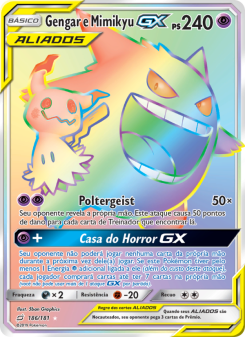 Gengar e Mimikyu GX