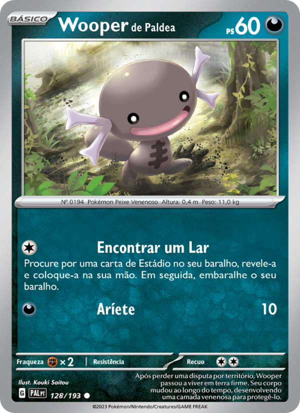 Wooper de Paldea from Evoluções em Paldea