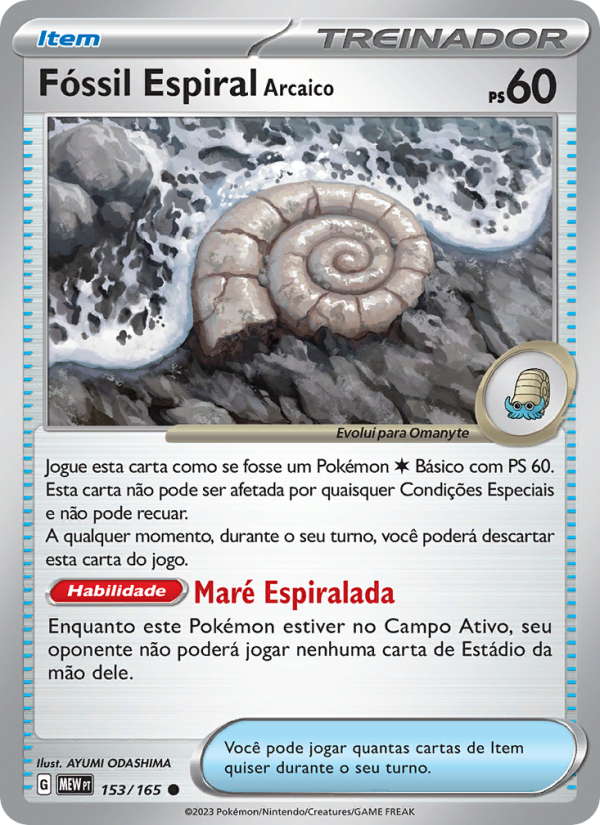 Fóssil Espiral Arcaico
