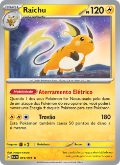 Raichu from Destinos de Paldea