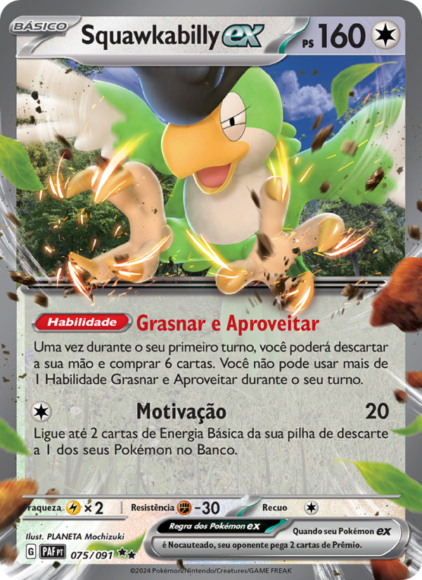 Squawkabilly ex from Destinos de Paldea