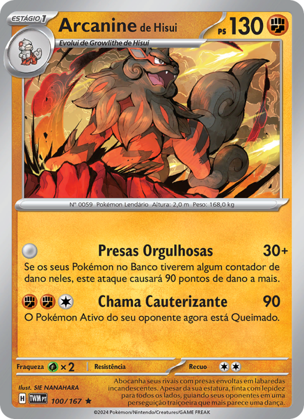 Arcanine de Hisui